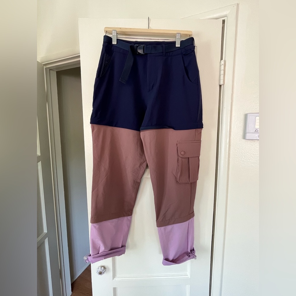 outdoor voices rec trek zip off pant size S